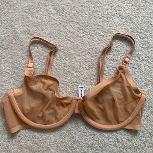 Nude sheer bra never worn medium